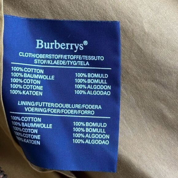 Vintage Burberrys Harrington Jacket in Mustard Yellow 54R Mens - Picture 6 of 9